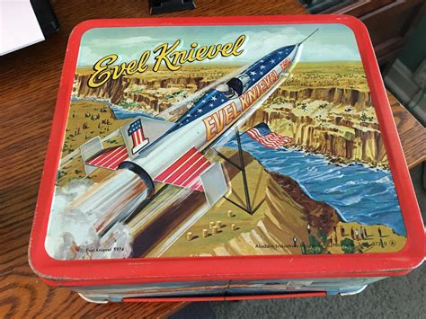 Evel Knievel Metal Lunch Box 